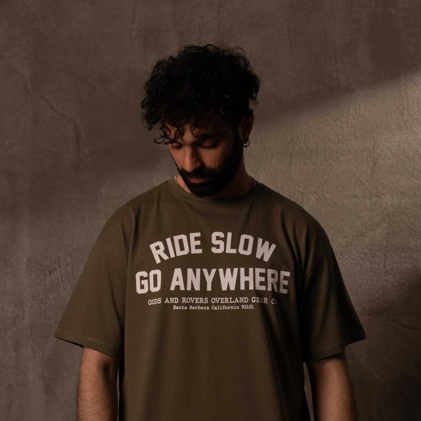 RIDE SLOW, GO ANYWHERE TEE