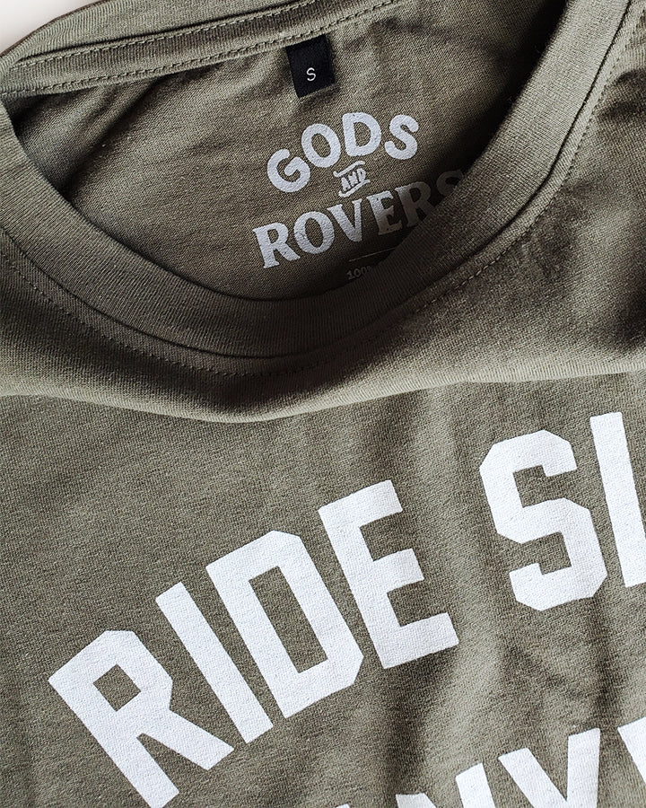 RIDE SLOW, GO ANYWHERE TEE