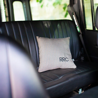 RRC PILLOW CASE RANGE ROVER CLASSIC MAROON BEIGE NAVY
