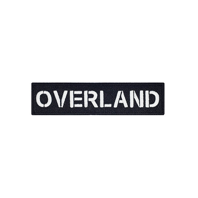 overland camping velcro patch