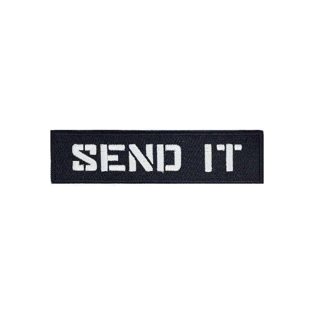 overland camping velcro patch send it